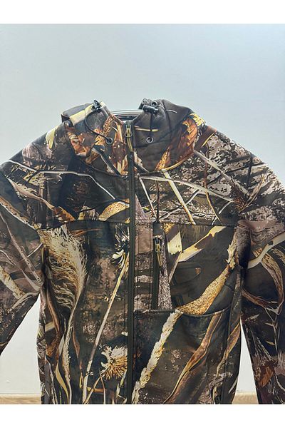 WİDİ Tag Softshell Saz Pattern Coat