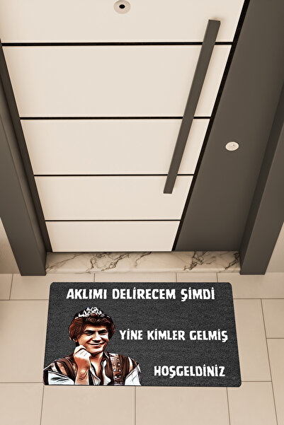 Dormot Yüksek Kaliteli Dijital Baskı Siyah, Prens Aklımı Delirecem temalı Kap...