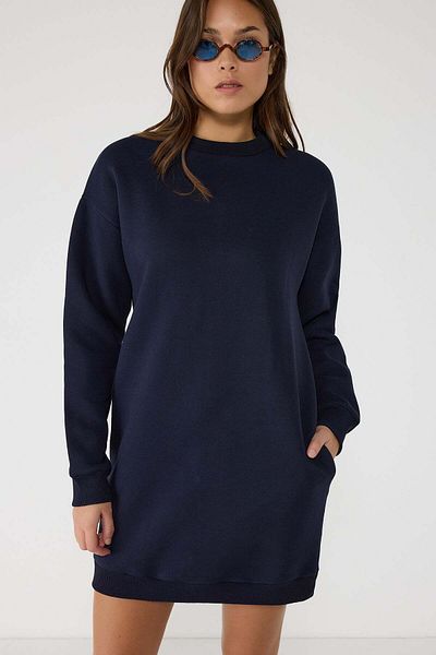 No Matter What Sweatshirtkleid-Tunika aus Baumwolle