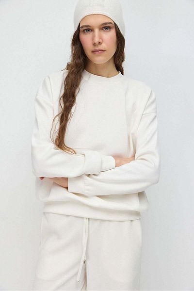 No Matter What Weiches Basic-Sweatshirt aus türkischem Stoff