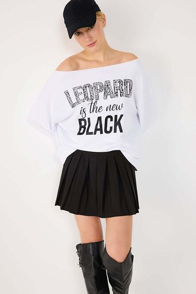 No Matter What Leopard Comfort Fit Sweatshirt