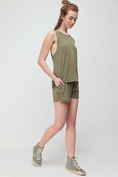 No Matter What Modal-Tanktop mit gekreuztem Rückenausschnitt