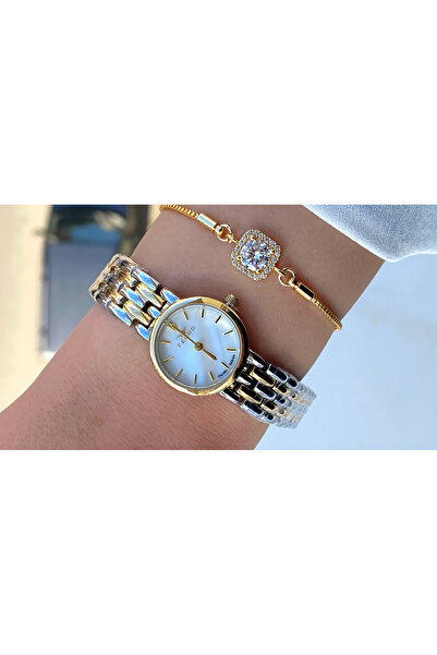 FERRO Orijinal 2 Yıl Garantili Su Geçirmez Paslanmaz Çelik Kordon Kadın Kol Saati