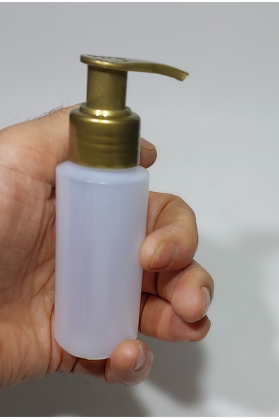 Paradise 3 Adet Boş Pet sıvı sabun,deterjan Sabun Şişesi 60 ml 3 Adet gold re...