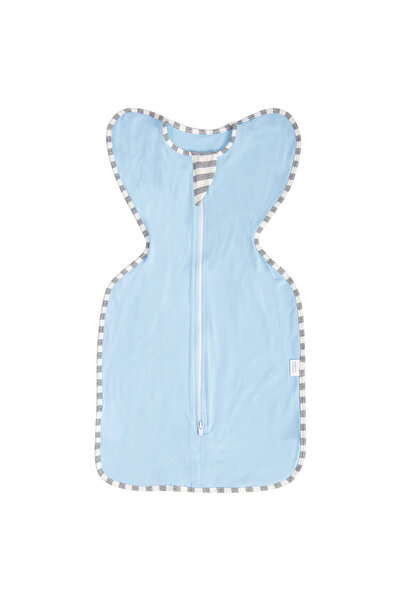 Tiny Toes Baby Boys Solid Swaddle - Blue