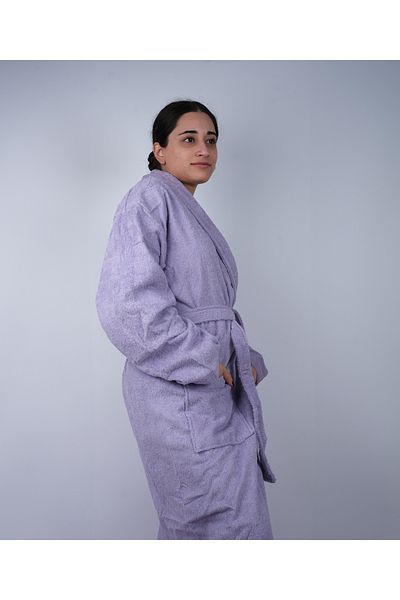 DC Teks Şalyaka unisex 100% bumbac de culoare liliac - S-4XL Mărime mare