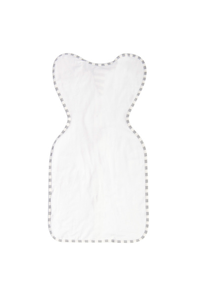 Tiny Toes Baby Unisex Solid Swaddle - White