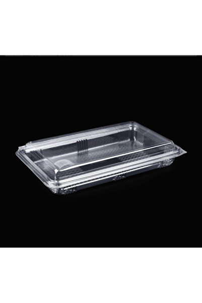 yorulmaz ambalaj 500 Gr Plastik Kapaklı Sızdırmaz Tatlı Taşıma Kabı 25 Adet