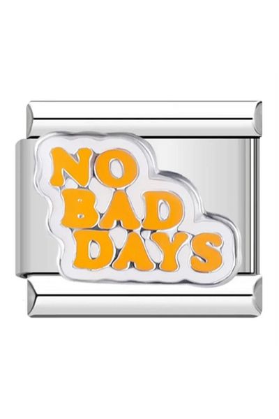 SiestaAccessories Motto - No Bad Days Italian Charm Bracelet
