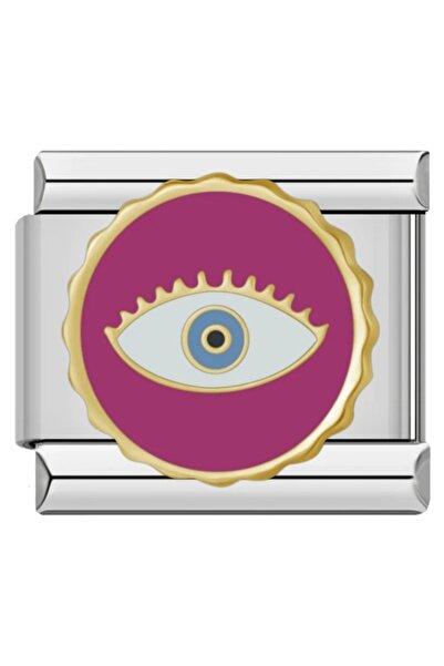 SiestaAccessories سحر سوار العين الوردية الإيطالية