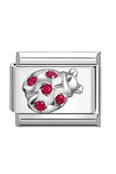SiestaAccessories Italian Bracelet Charm - Animal Theme, Ladybug Design