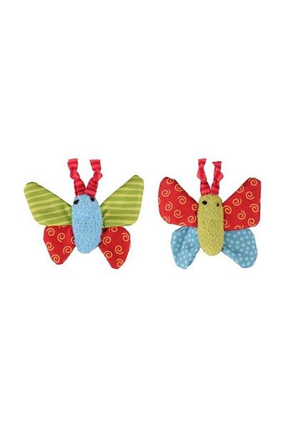 Flamingo Yowly Butterfly Shaped Cat Toy 2 Pieces 9 cm - 240- 560988