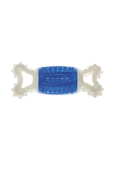 İmac İmac Thermoplastic Nylon and Rubber Sound Dog Toy 14X5.7X5.7 cm - Icc805
