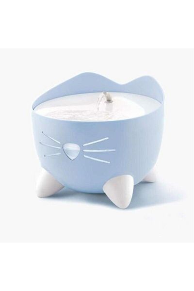 Catit Pixi Fountain Automatic Cat Water Dispenser with Led Level Indicator 2 Lt Blue