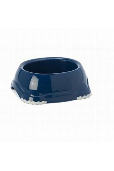 Moderna Smart Plastic Cat Dog Food Water Container Navy Blue No:2 735 Ml