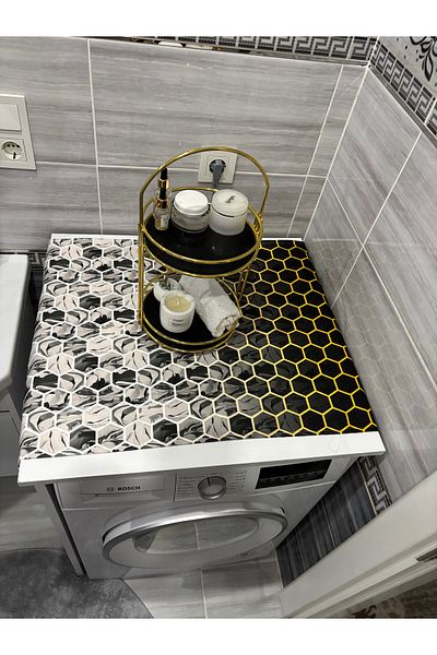 HALFART Modern Duck Linen Waterproof and Dirty-Proof Washing Machine Cover - with Stylish Pattern Options