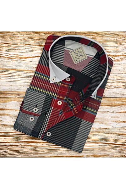 EREN STYLE Βαμβακερό μακρυμάνικο ανδρικό πουκάμισο Oxford (κανονική εφαρμογή)