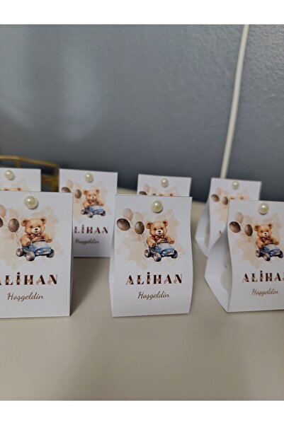Bernami Bebek Hediyesi Mevlüt Doğum Günü Karton İçerisinde Mini Bubble Mum 10...