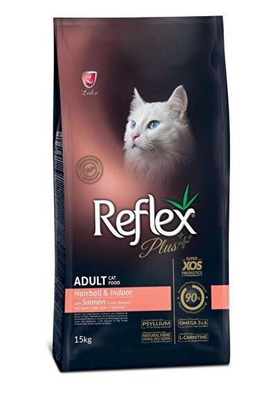 Reflex Plus Somonlu Hairball Yetişkin Kedi Maması 15 Kg - Rfx-407
