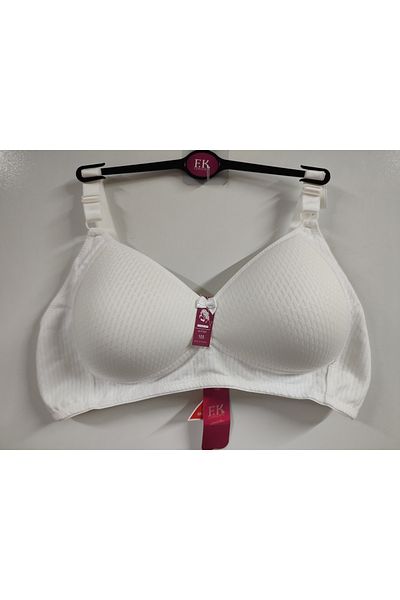 F.K Σουτιέν FK C Cup Tulle Gatherer Χωρίς σύρμα χωρίς στήριγμα Plus Size C Cup Σουτιέν