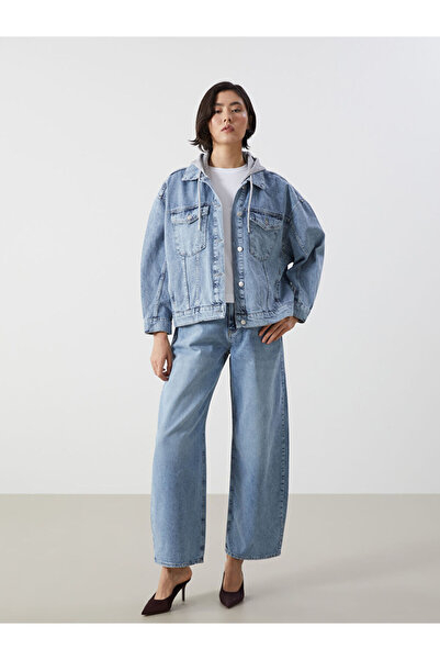 LC Waikiki بنطلون جينز نسائي من إنديجو باريل فيت