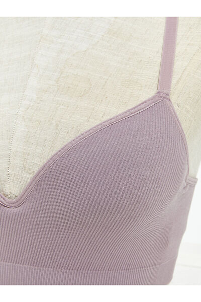LC Waikiki Lilac No Underwire Padding Flat Seamless T-Shirt Bra