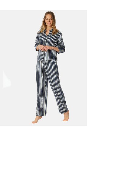 Schiesser Pyjama Selected Premium Schlafanzug Schlafmode Bequem
