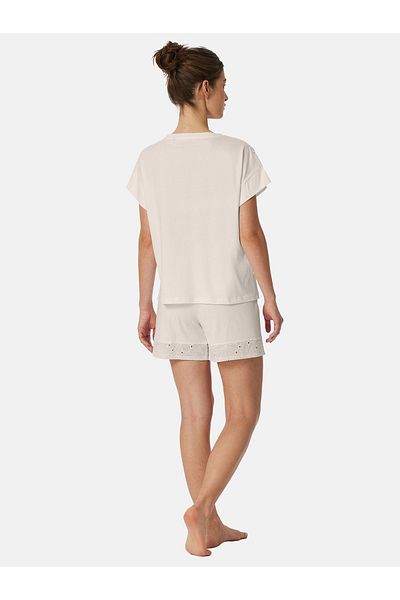 Schiesser Shorty Casual Nightwear Leichter Schlafanzug Kurz