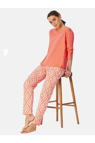 Schiesser Pyjama moderne Nachtwäsche
