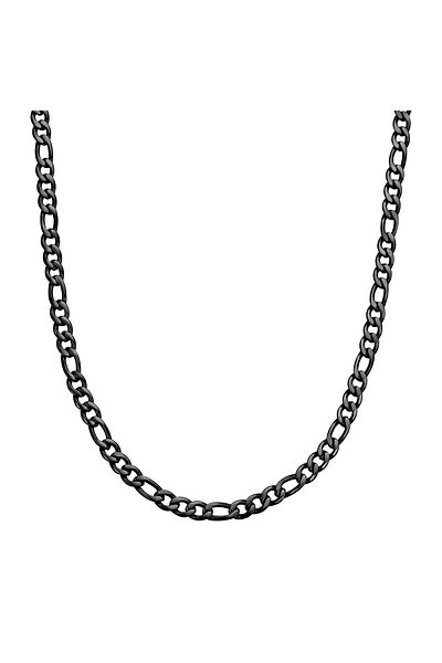 True Rebels Edelstahlhalskette Kette Edelstahl schwarz