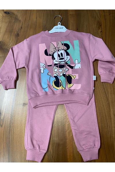 baby flamindo Baby Flamindo Minie Printed 2 Threads Girl's Tracksuit Suit