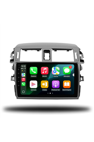 Carplayer Toyota Corolla 2007-2012 Uyumlu Android Multimedya 2GB RAM 32GB Hafıza
