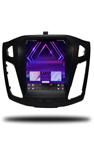 Carplayer Ford Focus 3-4 Tesla 2012-2017 Uyumlu Android Multimedya 6GB RAM 12...