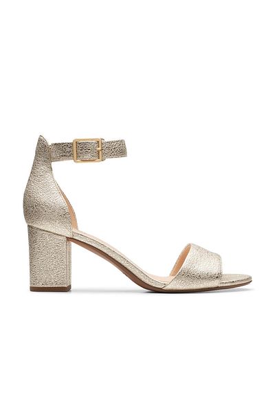 CLARKS Deva Mae Gold-colored Womens Formal Shoes