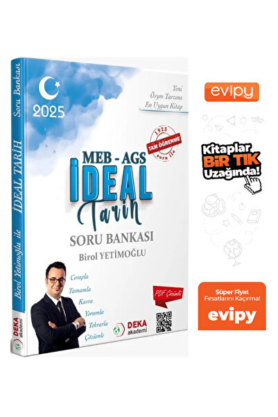 İndeks Akademi Yayıncılık 2025 Meb-ags Ideal Tarih Soru Bankası Çözümlü - Bir...