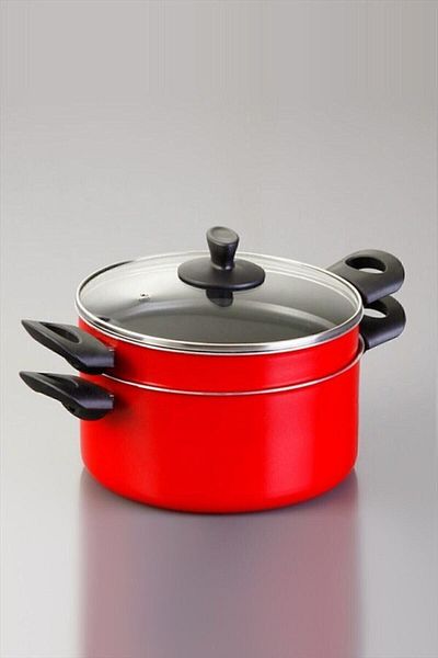 papilla Redio 22 Cm Boiling Pot-red Color Fma03431