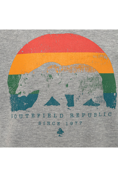 ROUTEFIELD Homer Unisex Παιδικό Γκρι Φούτερ UNISEX ΠΑΙΔΙΚΟ ΦΟΥΤΕΡ RFKHOMER24