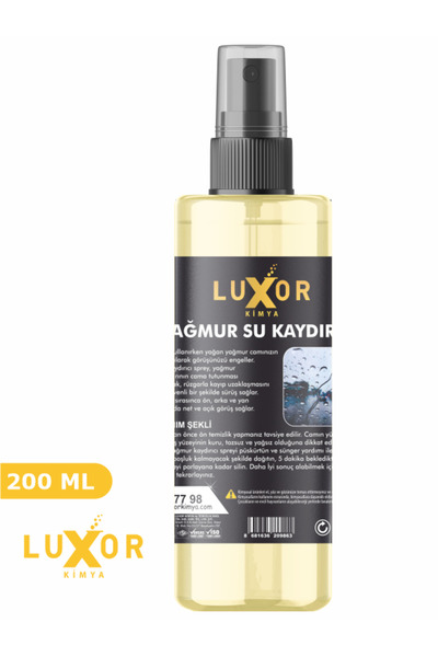 Luxor Kimya Kimya Yağmur Su Kaydırıcı Sprey 200 Ml