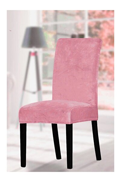 upmall Silk Velvet Chair Cover Elastic Standard 6 Pieces
