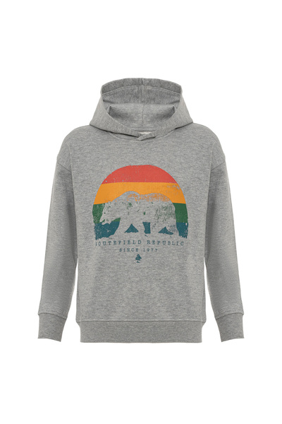 ROUTEFIELD Homer Unisex Παιδικό Γκρι Φούτερ UNISEX ΠΑΙΔΙΚΟ ΦΟΥΤΕΡ RFKHOMER24