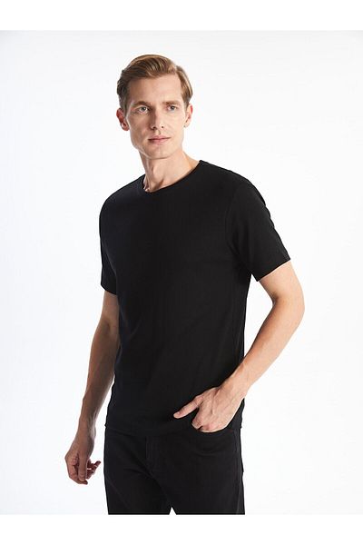 LC Waikiki Tricou bărbătesc din bumbac pieptănat cu gât crew