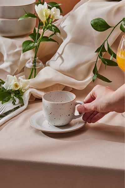 Karaca Chicago Dot Reactive Teacup 200 ml