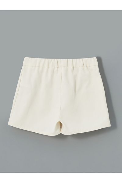 LC Waikiki Basic Girl's Shorts Skirt with Elastic Waist