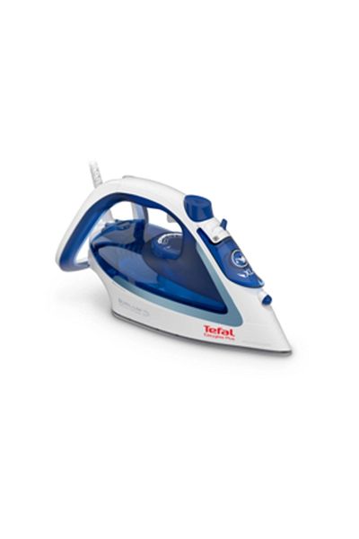 TEFAL مكواة بخار إيزي جليس، قاعدة من دوريليوم، 2400 وات، أزرق