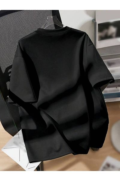 Touz Moda Unisex oversize tričko s gotickým potiskem Skull Cross