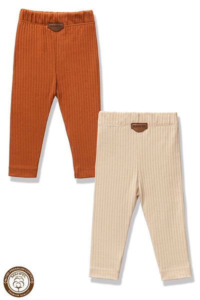 MAHFEL Premium 2-Piece Baby and Child Tights Set (100% Cotton)