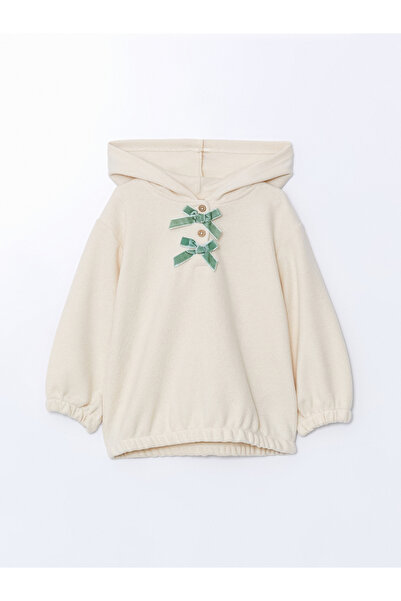 LC Waikiki Hooded Girls' Sweatshirt and Sweatpants Bottom Set of 2