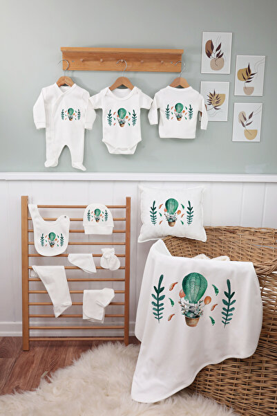 bebeqon Unisex Bebek Ekru 11 Li Hastane Çıkışı