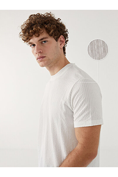 LC Waikiki Ανδρικό μπλουζάκι με κοντό μανίκι Crew Neck (S5)