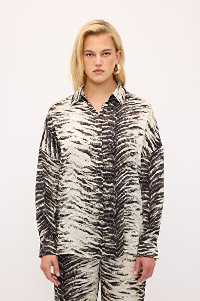 Love My Body Desenli Gömlek